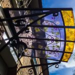 Restauration d’une Marquise et Vitrail Floral